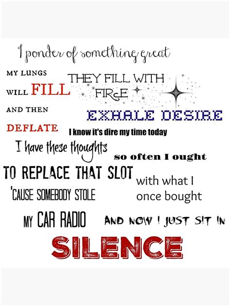 "Car radio lyrics" Art Print for Sale by Bubbleberries | Redbubble