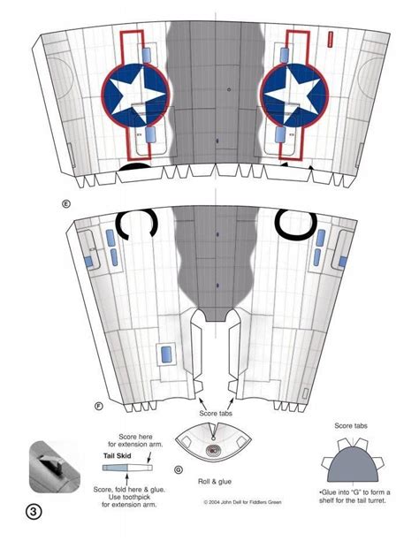 Papercraft B D Liberator En Aviones De Papel Aviones