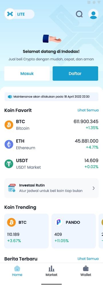 Nikmati Fitur Investasi Rutin Di Indodax