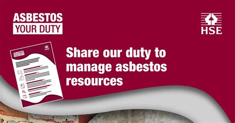 Hse Launches ‘asbestos Your Duty Campaign Cip Books