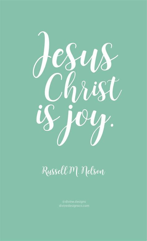 The Words Jesus Christ Is Joy In White On A Green Background With A