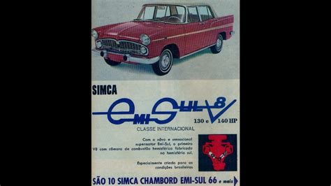 Carros Para Sempre Simca Chambord Um Franc S De Luxo No Brasil