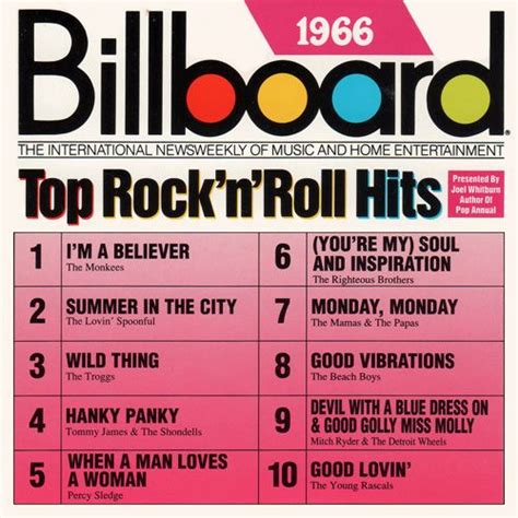 Billboard Top Rock'n'Roll Hits 1966 - mp3 buy, full tracklist