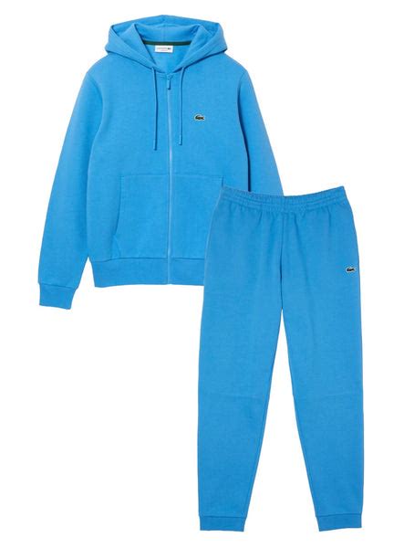 Lacoste Sweatsuit Solid Fleece Argentine Blue Sh9626 51 4xa