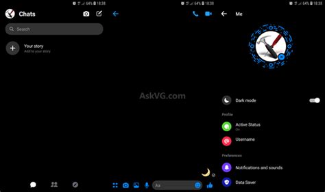 [Tip] Enable Hidden Secret Dark Mode in Facebook Messenger – AskVG