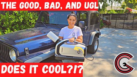 Adding AIR CONDITIONING To Our HOT Jeep Portable A C Install And