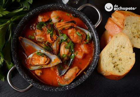 Sopa Bullabesa O Bouillabaise Receta Tradicional De Pescado Francesa