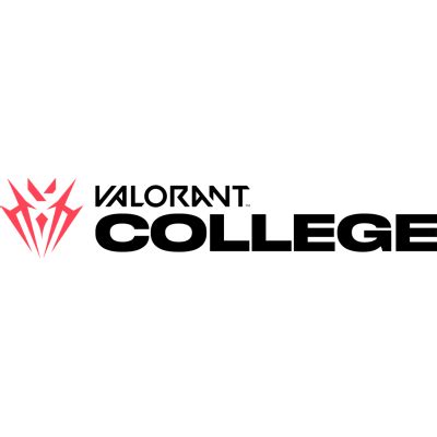 College Valorant Logo With Words College Esports News