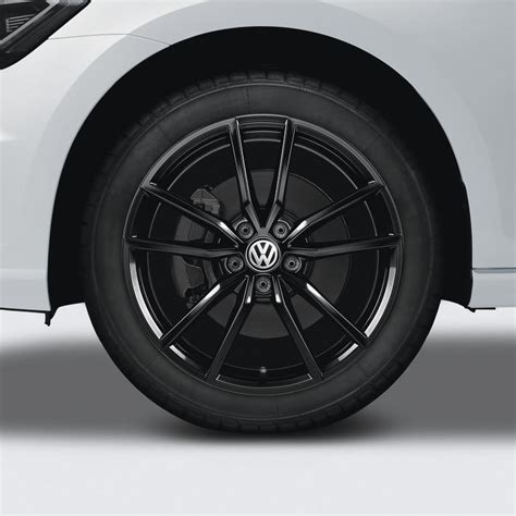 Volkswagen Golf R Pretoria Wheel Black Wheels Alloy Wheel