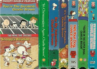 Lot 7 Charlie Brown Peanuts VHS Videos OUT OF PRINT | eBay