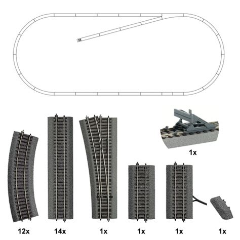 Erlebniswelt Modellbahn Roco H Roco Line Mit Bettung Gleisset D