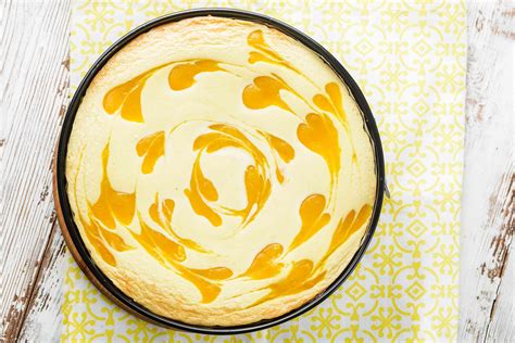 Mango Swirl Cheesecake Recipe