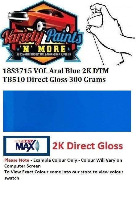 Valspar Colour Map Series 18s3715 Vol Aral Blue 2k