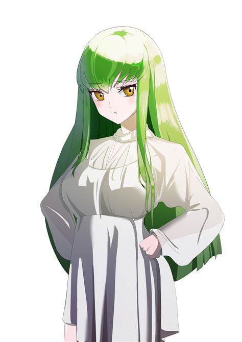 Anime Anime Girls Code Geass C C Code Geass Long Hair Green Hair Super