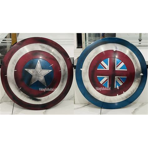 Captain America Shield Captain Carter Shield Battle Damage For Cosplay