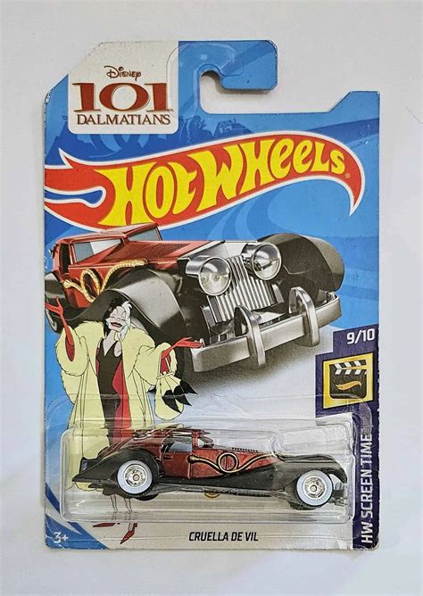 Super T Hunt Hot Wheels Screen Time Cruella De Vil Universo Hot Wheels