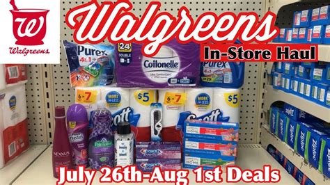 Walgreens Couponing In Store Haul July Aug Deals Spend