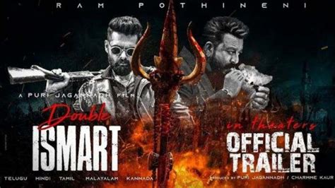 Double Ismart Official Trailer Ram Pothineni Sanjay Dutt Double