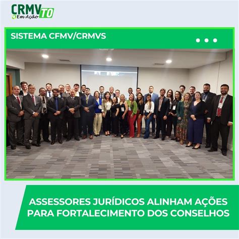 Assessores jurídicos alinham ações para fortalecer Conselhos CRMV TO