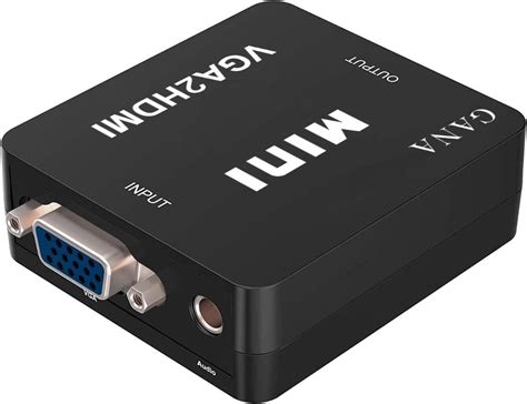 Vga To Hdmi Converter Gana P Full Hd Mini Vga To Hdmi Converter