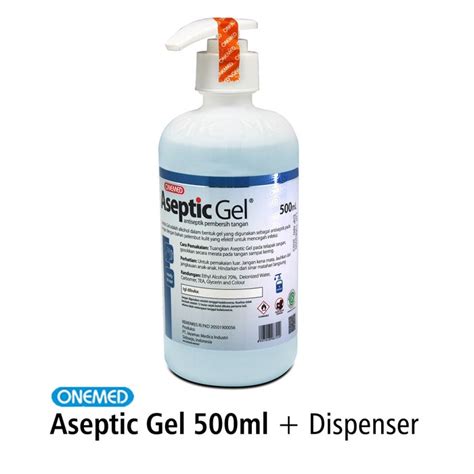 Jual Aseptic Gel Hand Sanitizer Ml Dispenser Onemed Shopee Indonesia