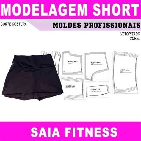 Moldes Profissionais Short Saia Adulto Modelagem Corel