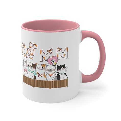 Cat Mom Coffee Mug Cat Lover Mother Cup Mom Cup Mothers Day T Mom