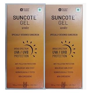 Buy Suncote Sun Screen Gel Spf Gm Online At Best Price