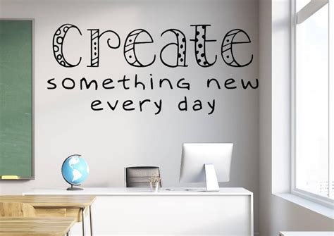 Create Something Wall Decal Craft Room Sign Craft Room Etsy