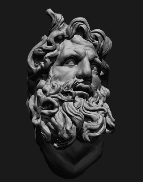 Sculpting in ZBrush | Portrait sculpture, Ancient greek sculpture, Greek sculpture