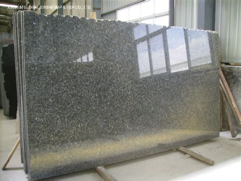 Polished White Black Gray Natural Stone Blue Pearl Granite Slabs For