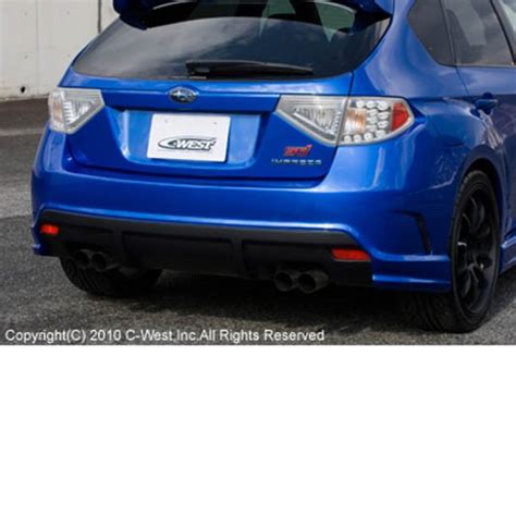 C West Rear Bumper Pfrp For Subaru Impreza Wrx Sti Hatch Grb 2008 2014 Los Angeles Ca