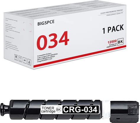 Amazon BIGSPCE Compatible CRG034 CRG 034 9454B001 Toner Cartridge