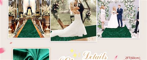 Romankas Emerald Green Aisle Runner For Wedding Ceremony