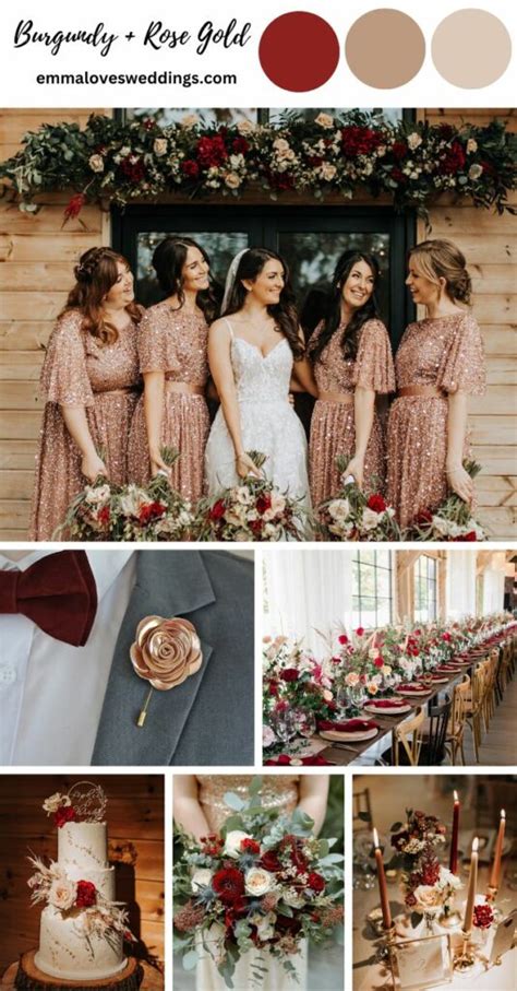 9+ Classy Burgundy Wedding Color Palettes Ideas For 2023