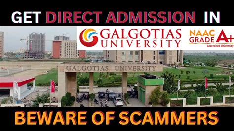 No Exam Direct Admission Galgotias S University Direct Admission