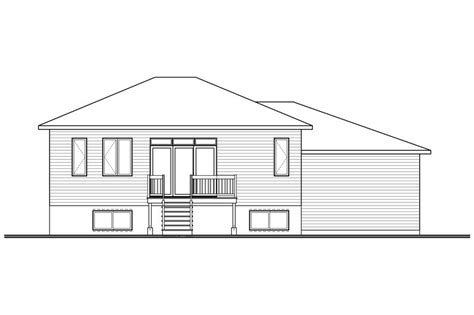 Contemporary House 2 Bedrms 1 Baths 1187 Sq Ft Plan 126 1980