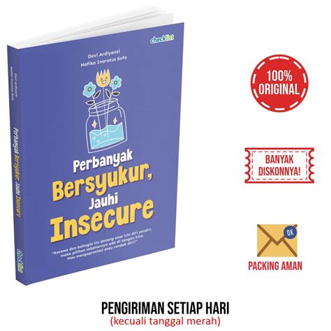 Jual Buku Perbanyak Bersyukur Jauhi Insecure Motivasi Diri