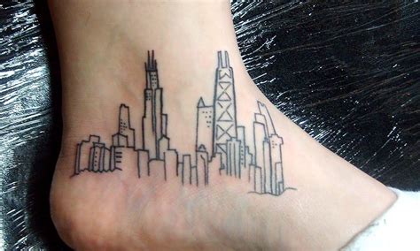 Top Awesome City Skyline Tattoos Designs That Inspired You Skyline