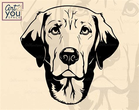 Labrador Retriever Svg Lab Head Dog Face Svg For Cricut Pet Etsy In