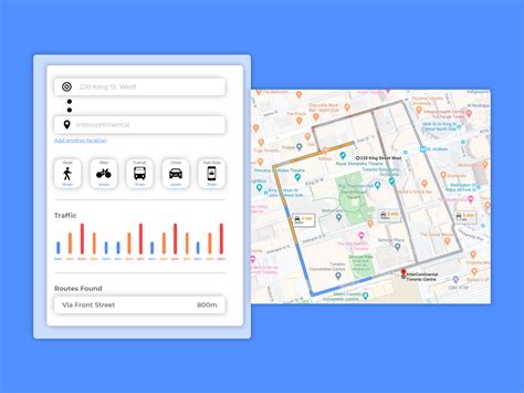 map ui by Ragyu on Dribbble