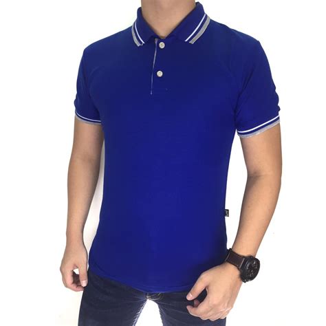 Jual Polo Shirt Kaos Kerah Polos Baju Pria Cowok Bahan Lacos Lacoste