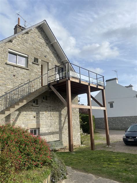 Réalisation d une terrasse sur pilotis