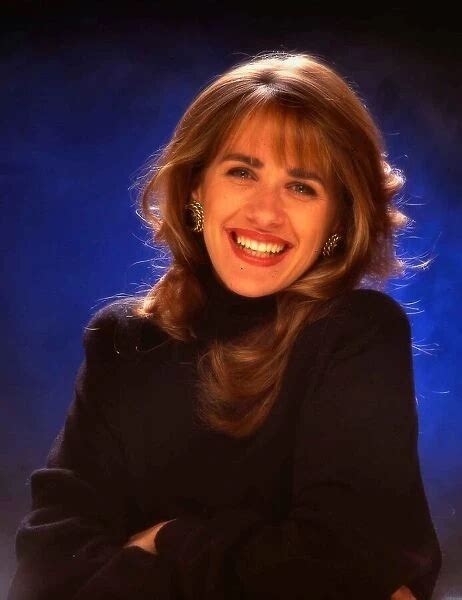 Carol Smillie Model Tv Presenter Wearing Black Jumper 21531340