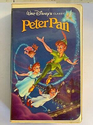 Walt Disney Classic Peter Pan Vhs Black Diamond Edition Clamshell