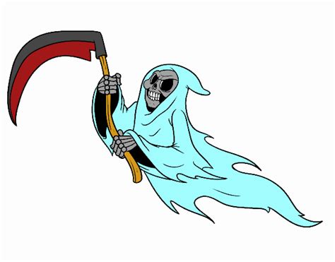 Dibujo De Fantasma De La Muerte Pintado Por En Dibujos Net El D A