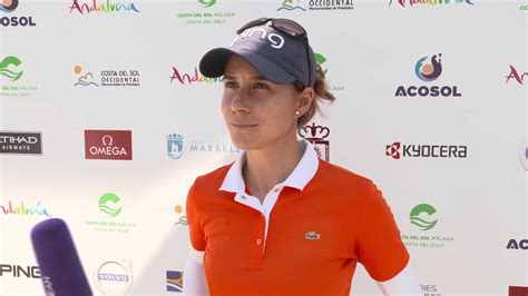 Azahara Munoz Interview Day 2 Andalucia Costa Del Sol Open De Espana