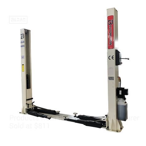 4t Manual Two Side Releases System Two Post Hydraulic Car Lift Double