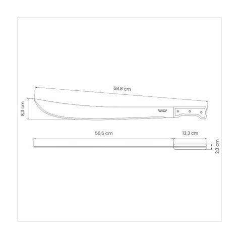 Tramontina Machete Camping Plus Gold Coast