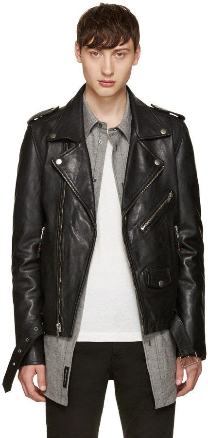 BLK DNM Black Leather Classic Biker 5 Jacket Blk Dnm Leather Jacket